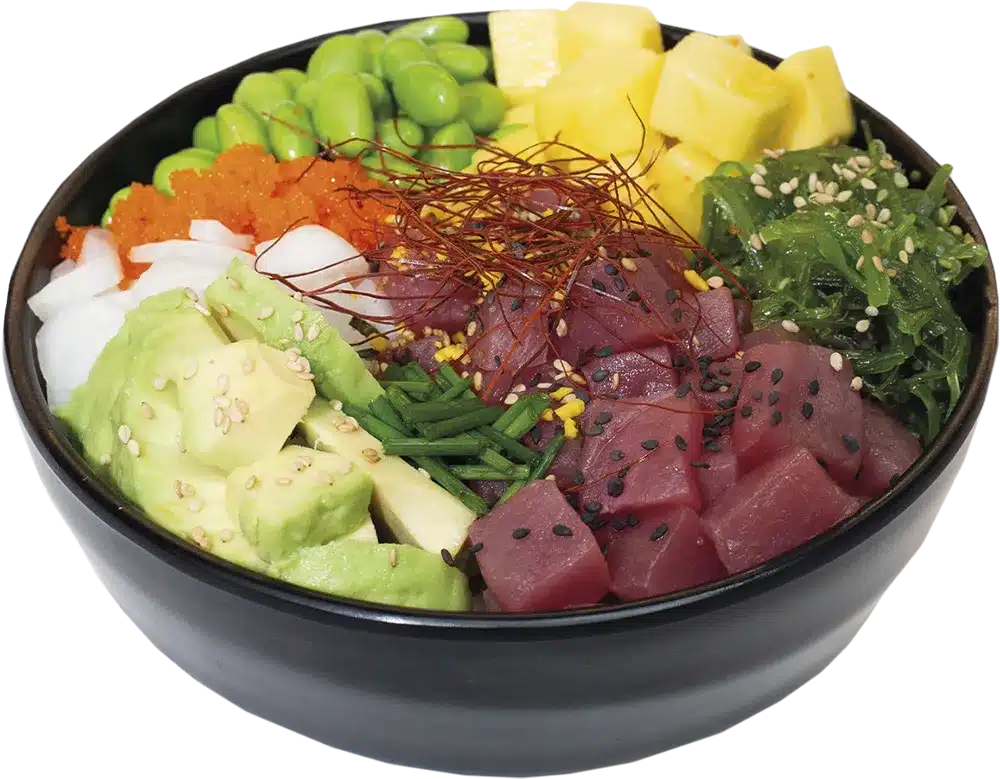Poke bowl clásico hawaiian